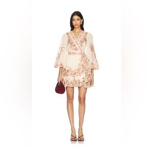 Zimmermann Waverly Wrap Mini Dress